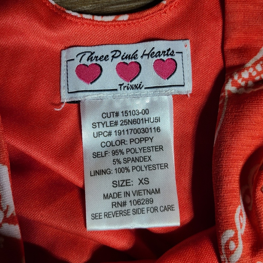 Three Pink Hearts XS Red Floral Halter Maxi Dress Boho High Neck Cutout Back... - Picture 4 of 10